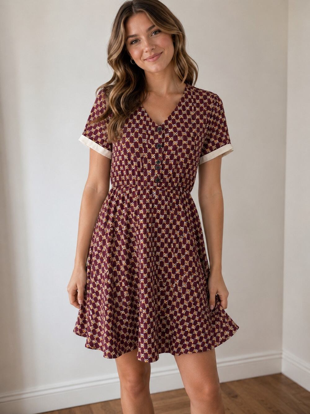 MODCLOTH Kling Red Panda Dress NWT Large